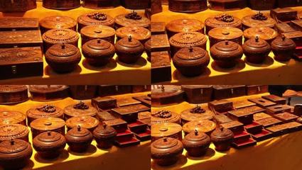 南国红木手工艺制品木制品香熏盒