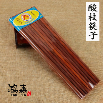 越南红木制品酸枝木筷子 原木生磨餐具筷子 木质工艺品